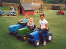 Tractor racing with the cousins
